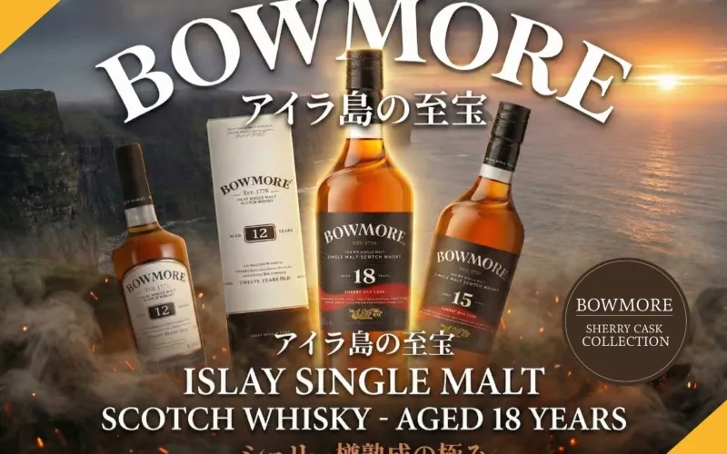 ボウモア シェリーカスク 12年 / 15年 / 18年｜アイラモルト シングル