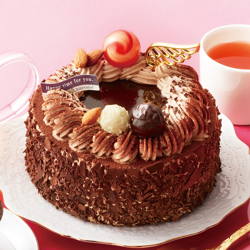 コーヒー香るキャラメルショコラデコレーション14cｍ