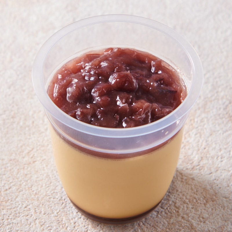 餡とプリン-北海道産小豆